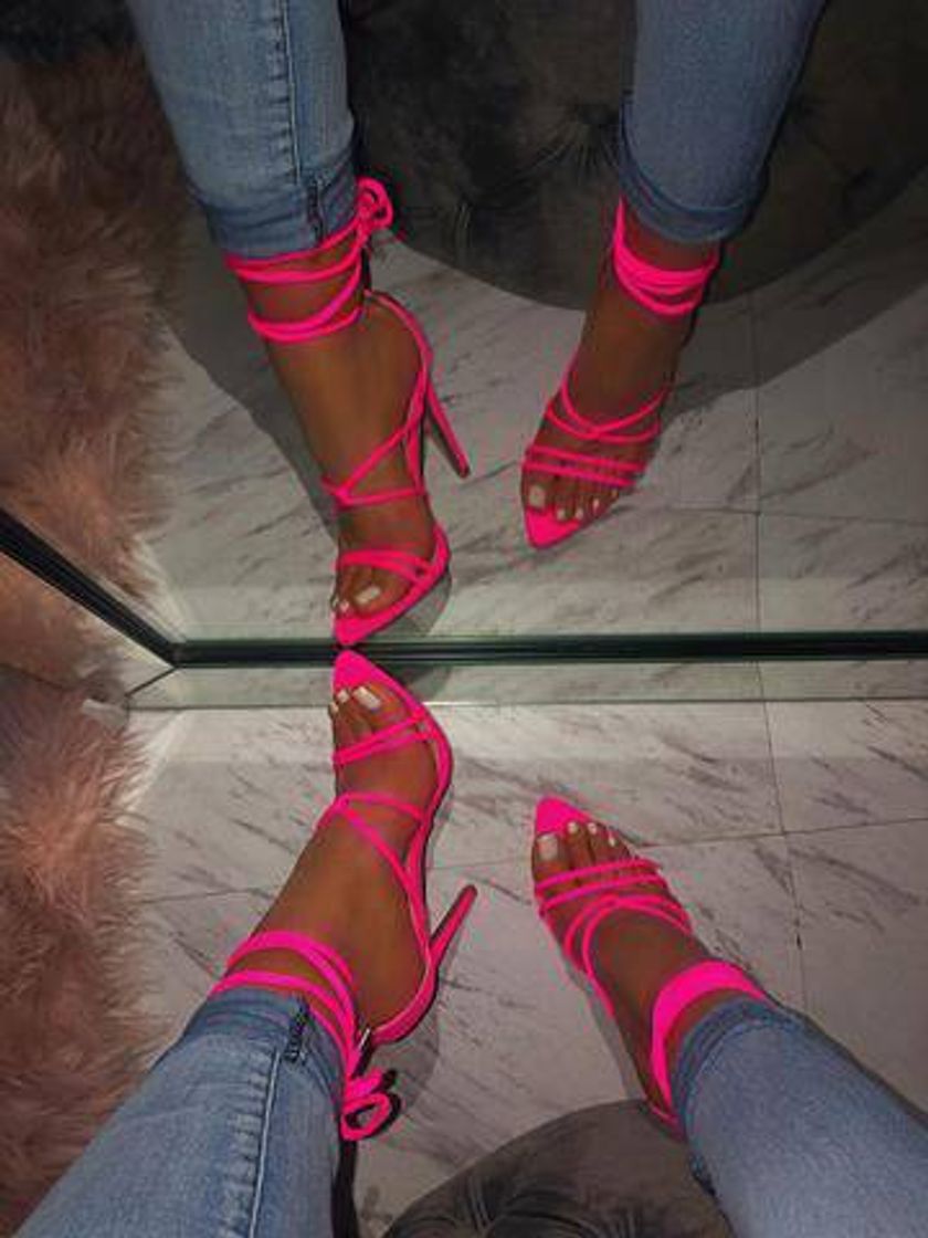 Moda SALTO ALTO ROSA NEON💗✨