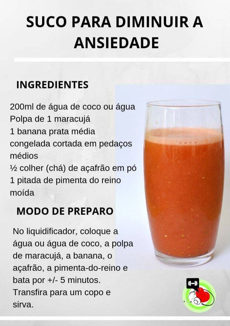 Fashion SUCO PARA DIMINUIR A ANSIEDADE🥥