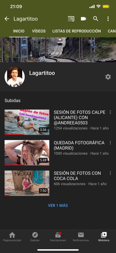 Moda Mi canal de YouTube 