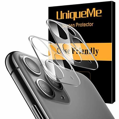 UniqueMe [2 Pack] Protector de Lente de cámara para iPhone 11 Pro/iPhone