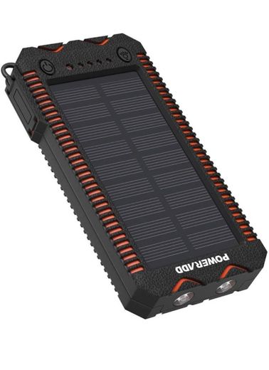 POWERADD Cargador Solar Portátil con 12000mAh, Batería Exter