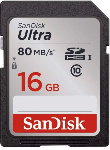 SanDisk 16 Ultra Tarjeta de Memoria 