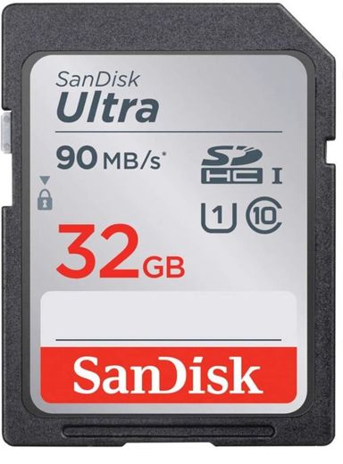SanDisk 32g Ultra Tarjeta de Memoria SDHC 