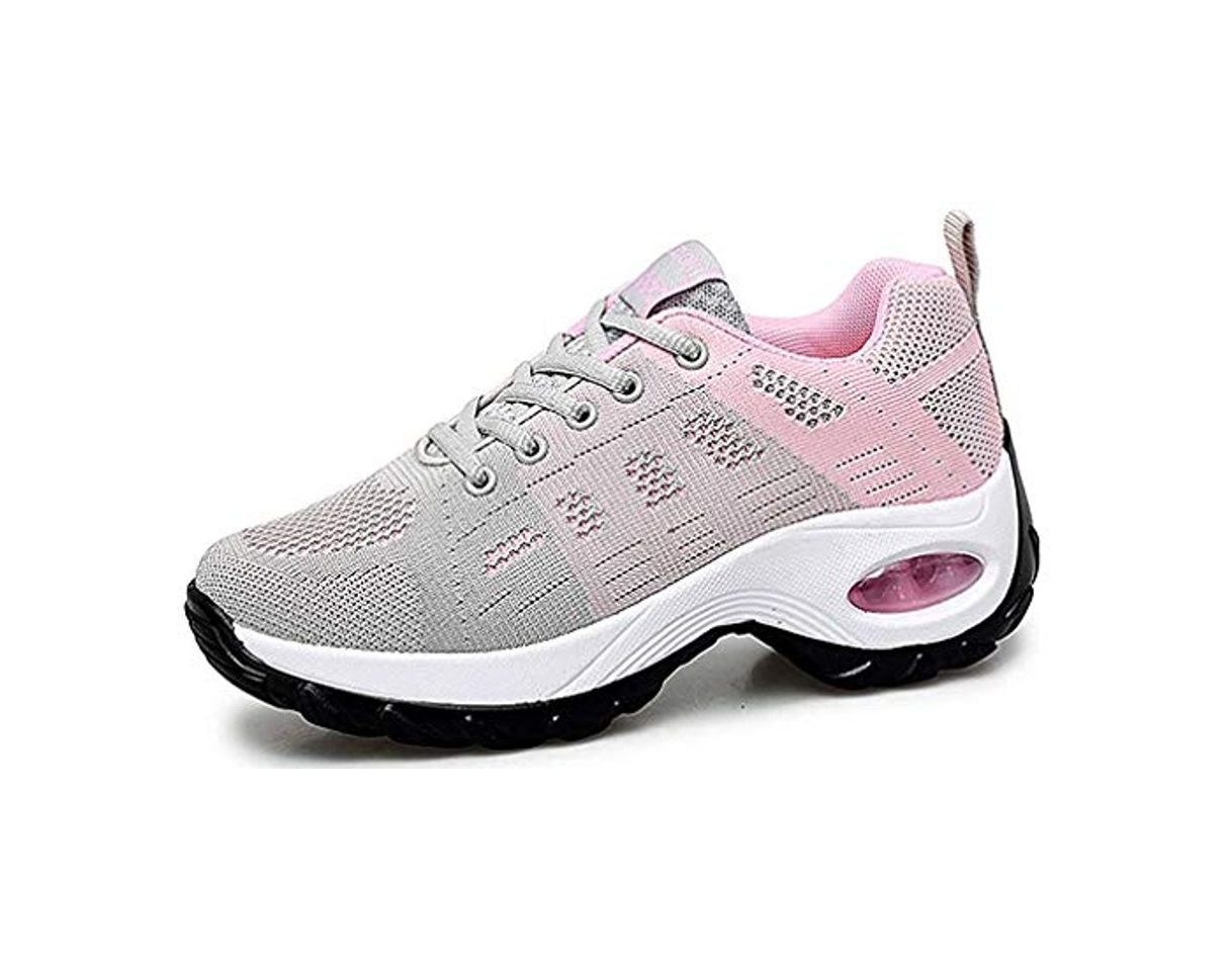 Products 2020 Zapatos cuña Mujer Zapatillas de Deportivas Plataforma Mocasines Primavera Verano Planas