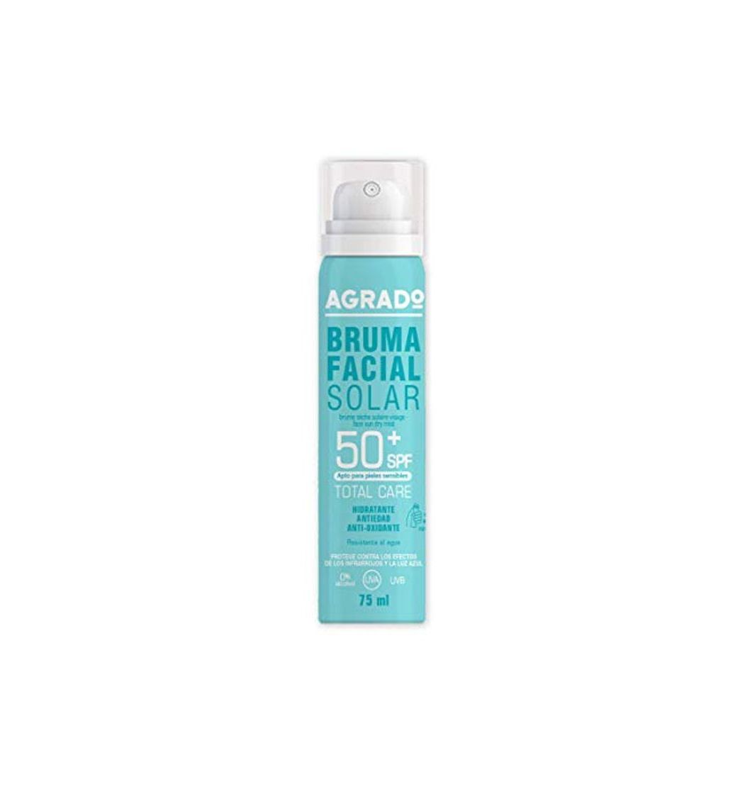Social Bruma Seca Solar Facial Protector Solar Hidratante 50+ SPF Protección UVA UVB