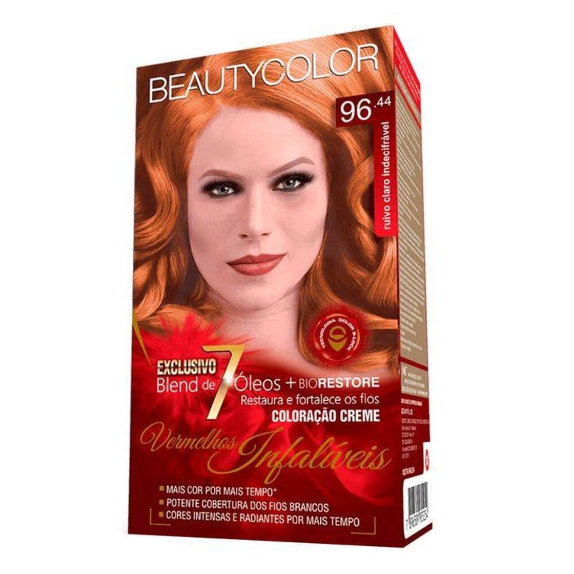 Moda Beautycolor 96.44 ruivo claro mel