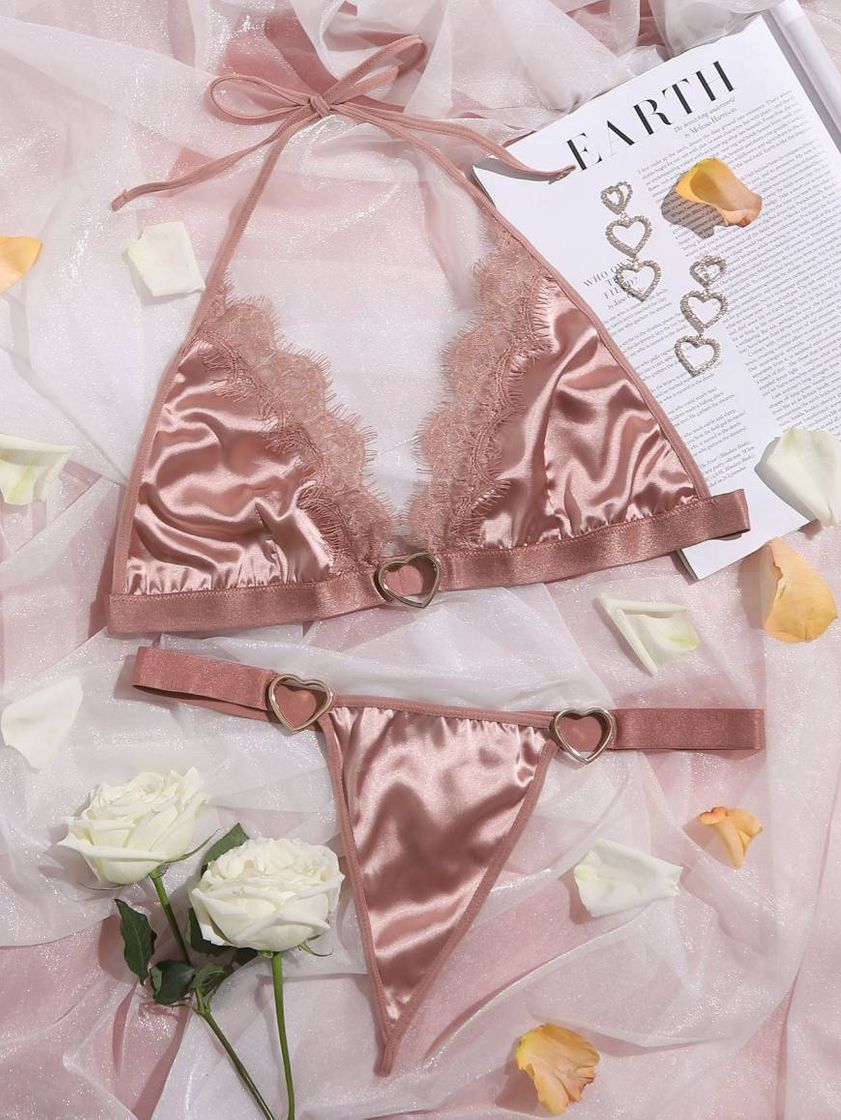 Moda Lingerie roxa 