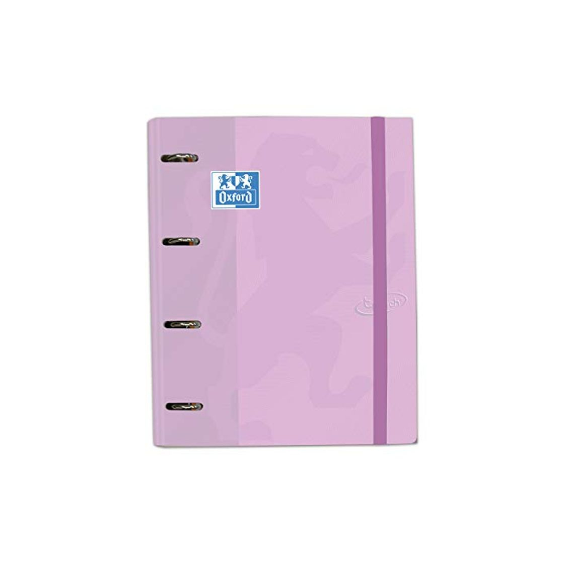 Social Carpeta con recambio Europeanbinder A4+ Oxford Touch color Malva Pastel