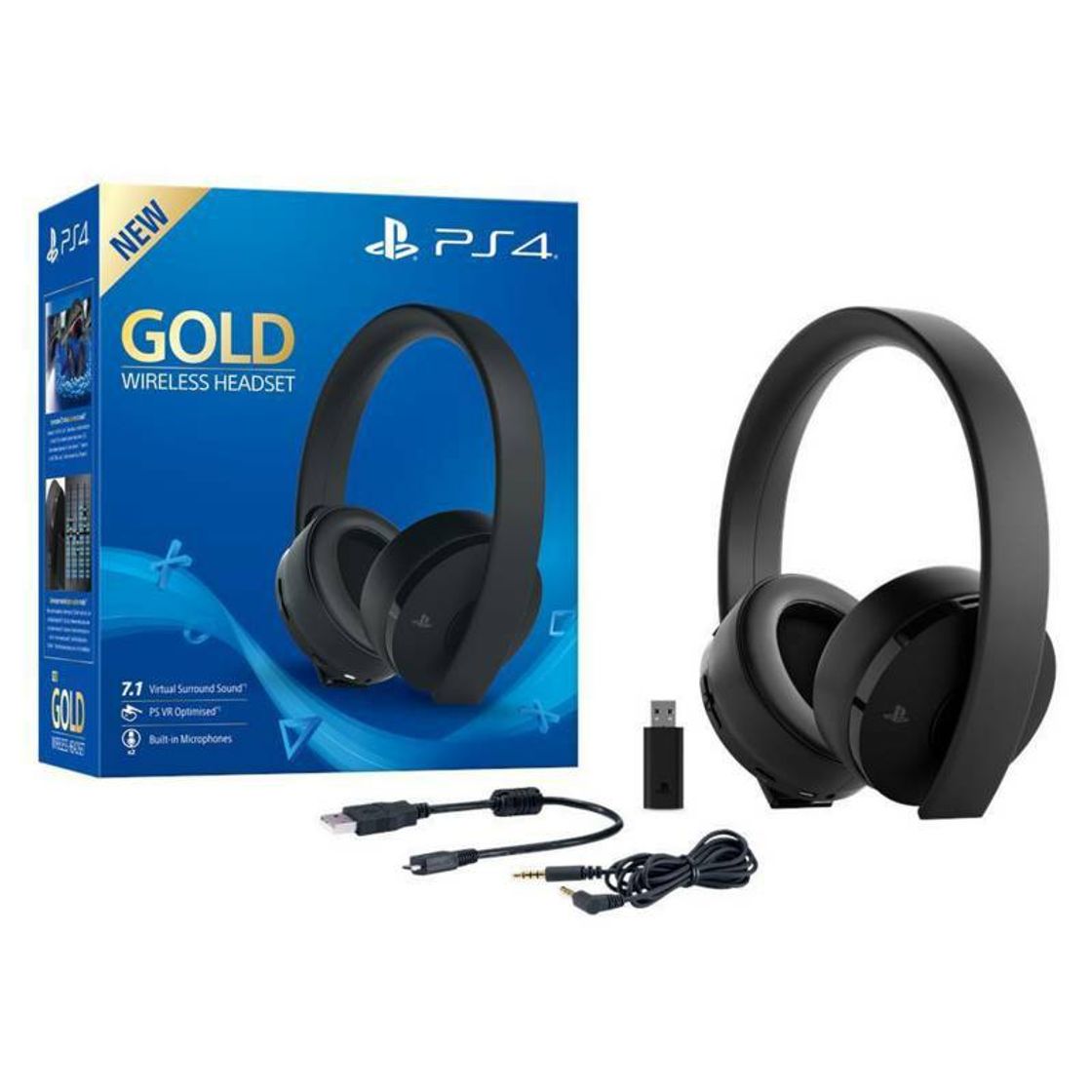 Moda SONY Audífonos Gold Wireless Stereo Play (PS4) - Falabella.com