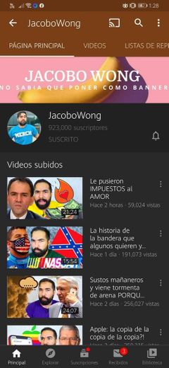Jacobo / Youtuber 