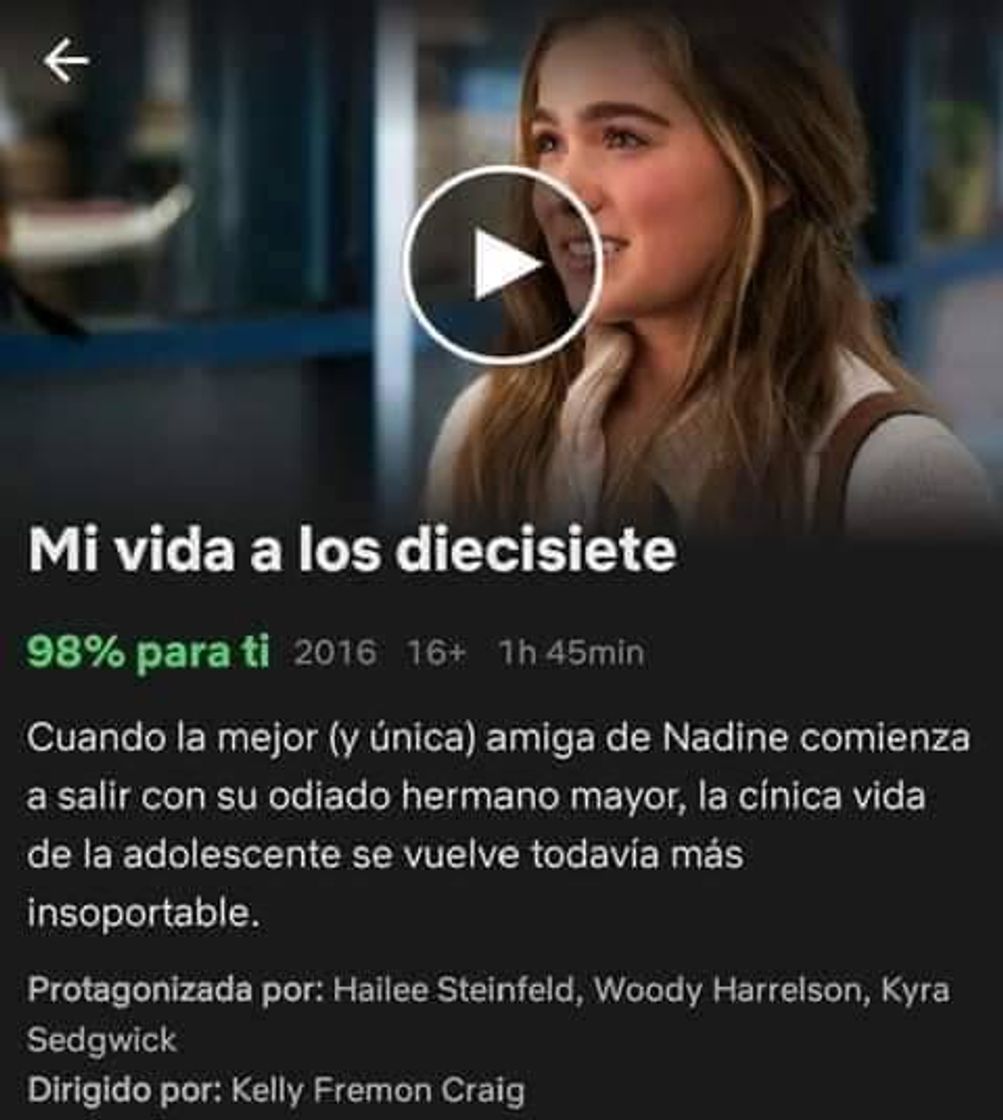 Movie Al filo de los diecisiete