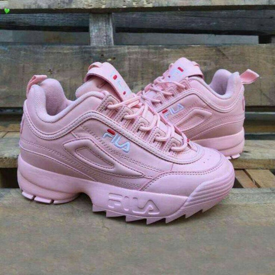 Fashion Tênis Fila Rosa 💕