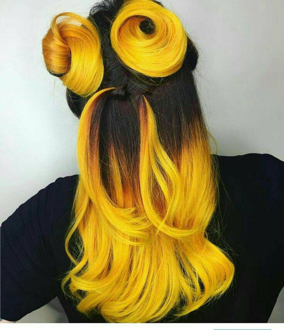 Moda Cabelo Amarelo ✨💛