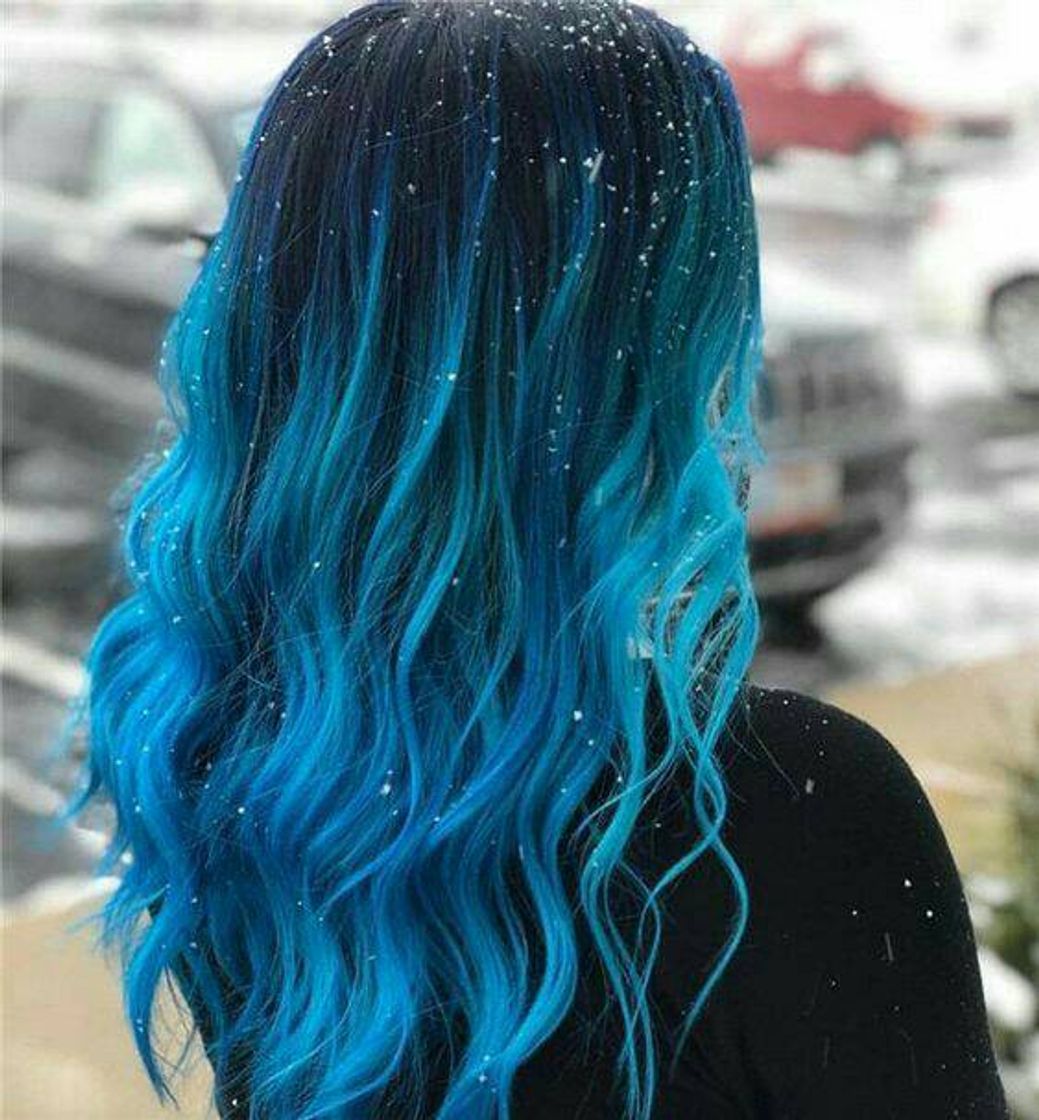 Moda Cabelo Azul ✨💙