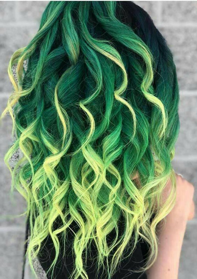 Moda Cabelo Verde 💚✨