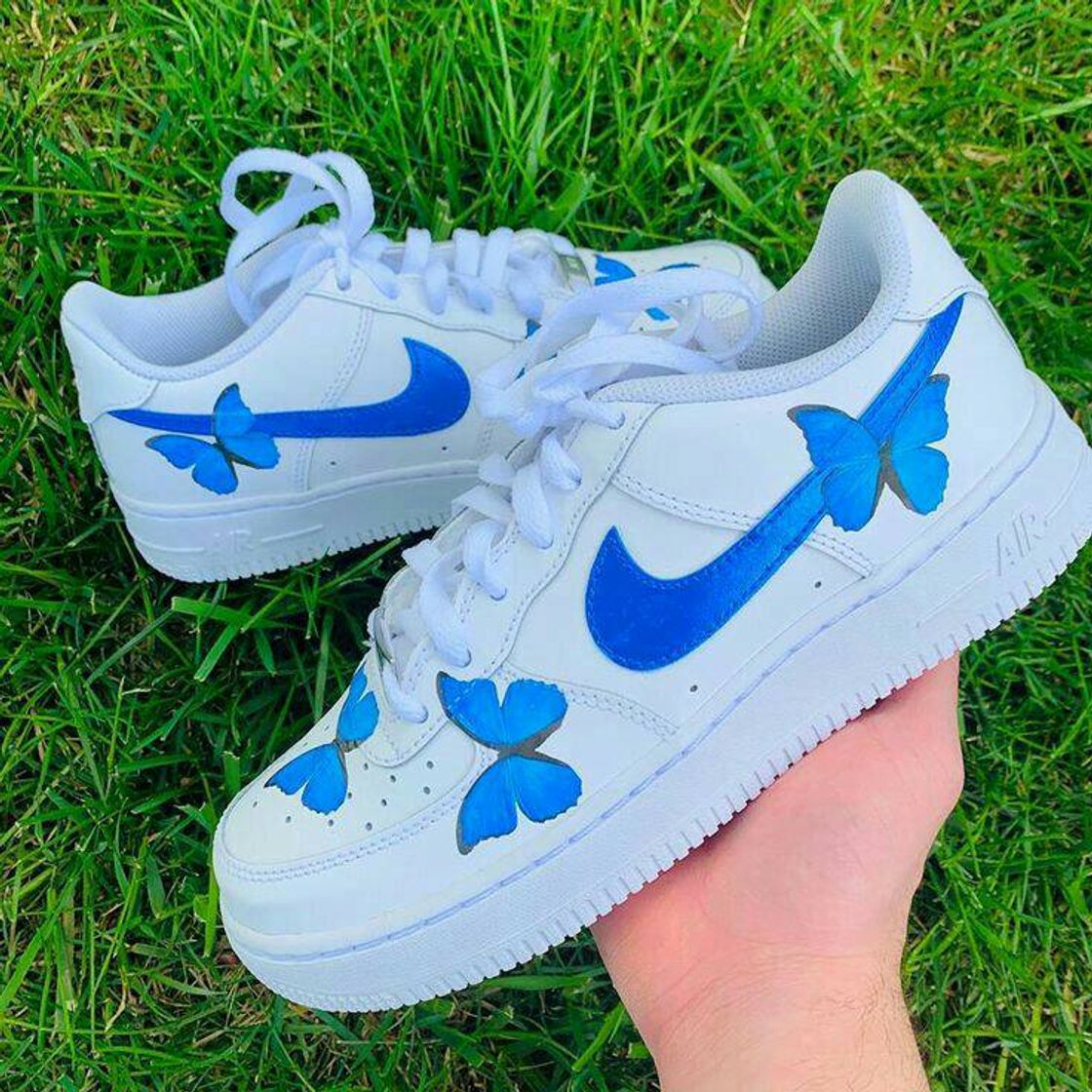Tênis Nike Azul Borboleta 💙✨