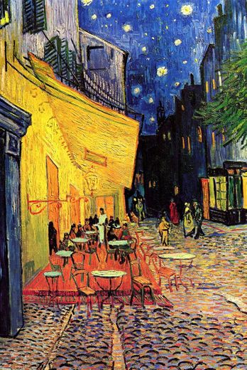 Rompecabezas Café Terrace at night Van Gogh