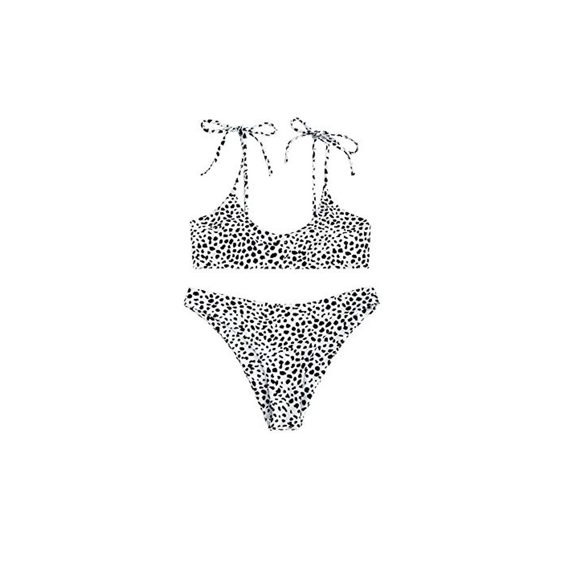 Moda ZAFUL - Conjunto de Bikini de Dos Piezas para Mujer, Parte Superior