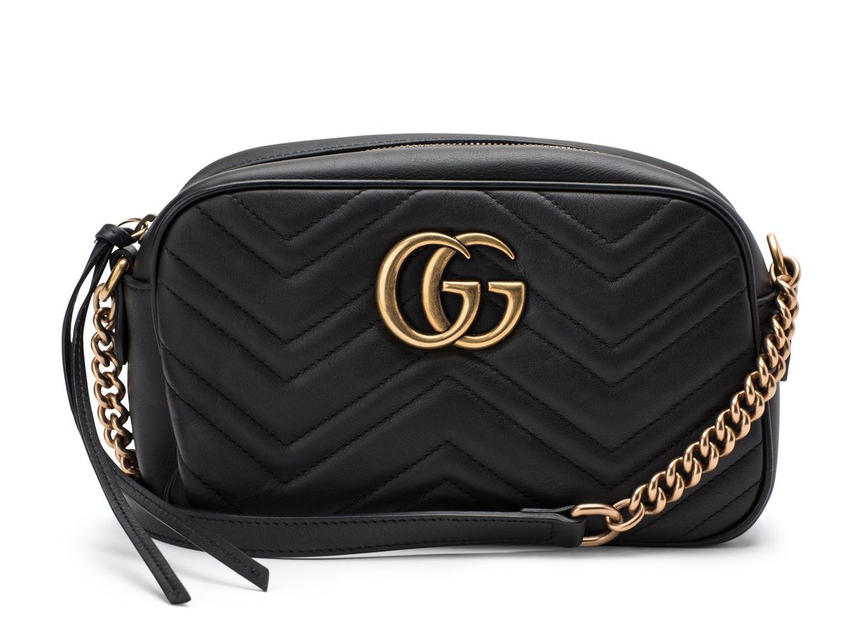 Fashion Gucci GG Marmont Camera Bag Matelasse Small Black