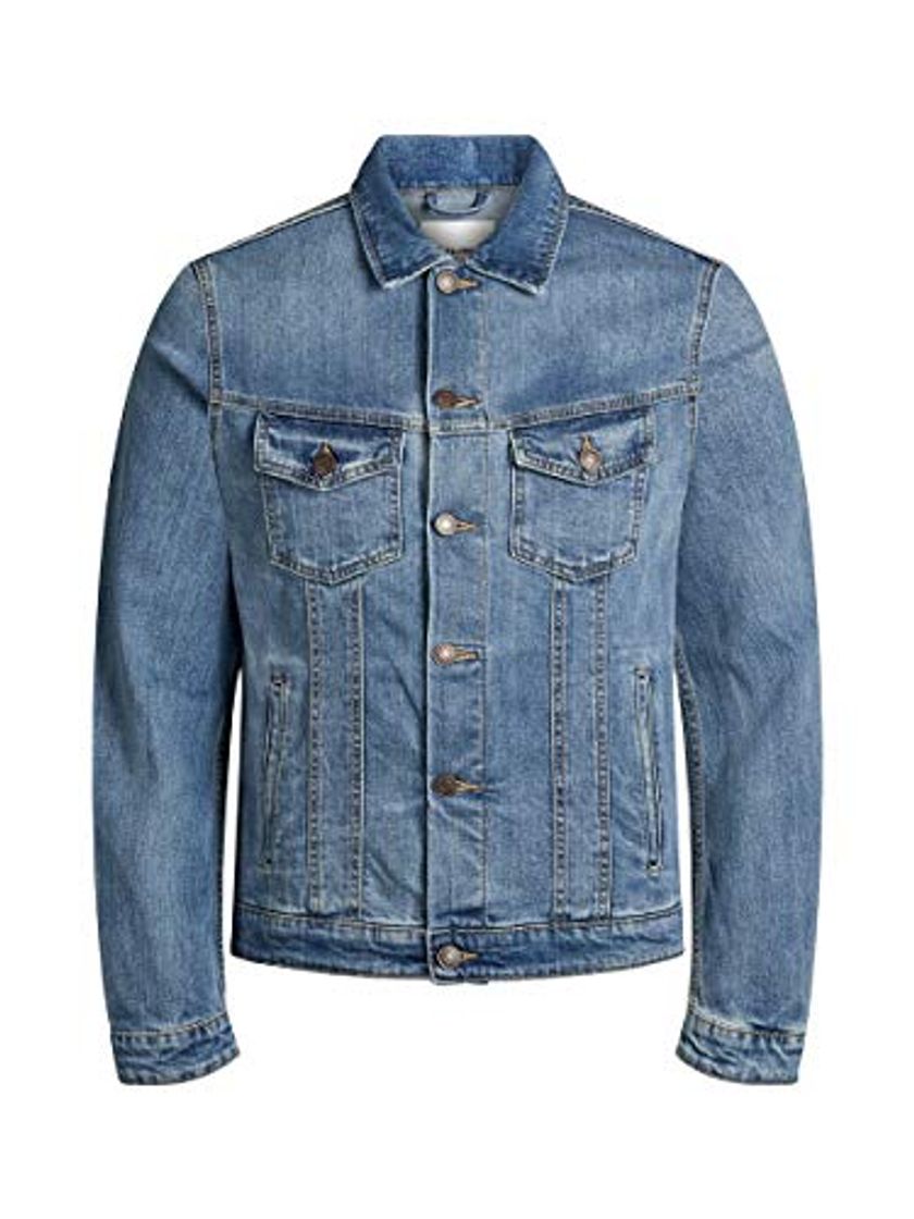 Fashion JACK & JONES Jjialvin Jjjacket Sa 002 Noos Chaqueta Vaquera, Azul