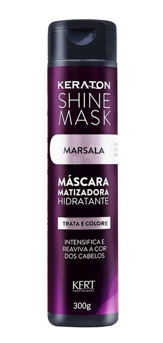 Fashion Kert Keraton Máscara Matizadora Shine Mask Marsala - 300g