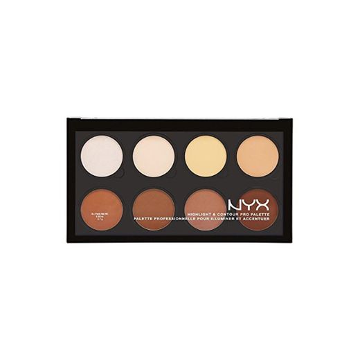 NYX Professional Makeup Paleta de contouring Highlight & Contour Pro Palette