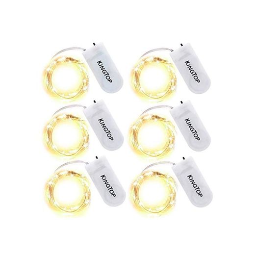 Cadena de Luces KINGTOP 6x2m 20LED Luz de Hadas Cadena Luces con