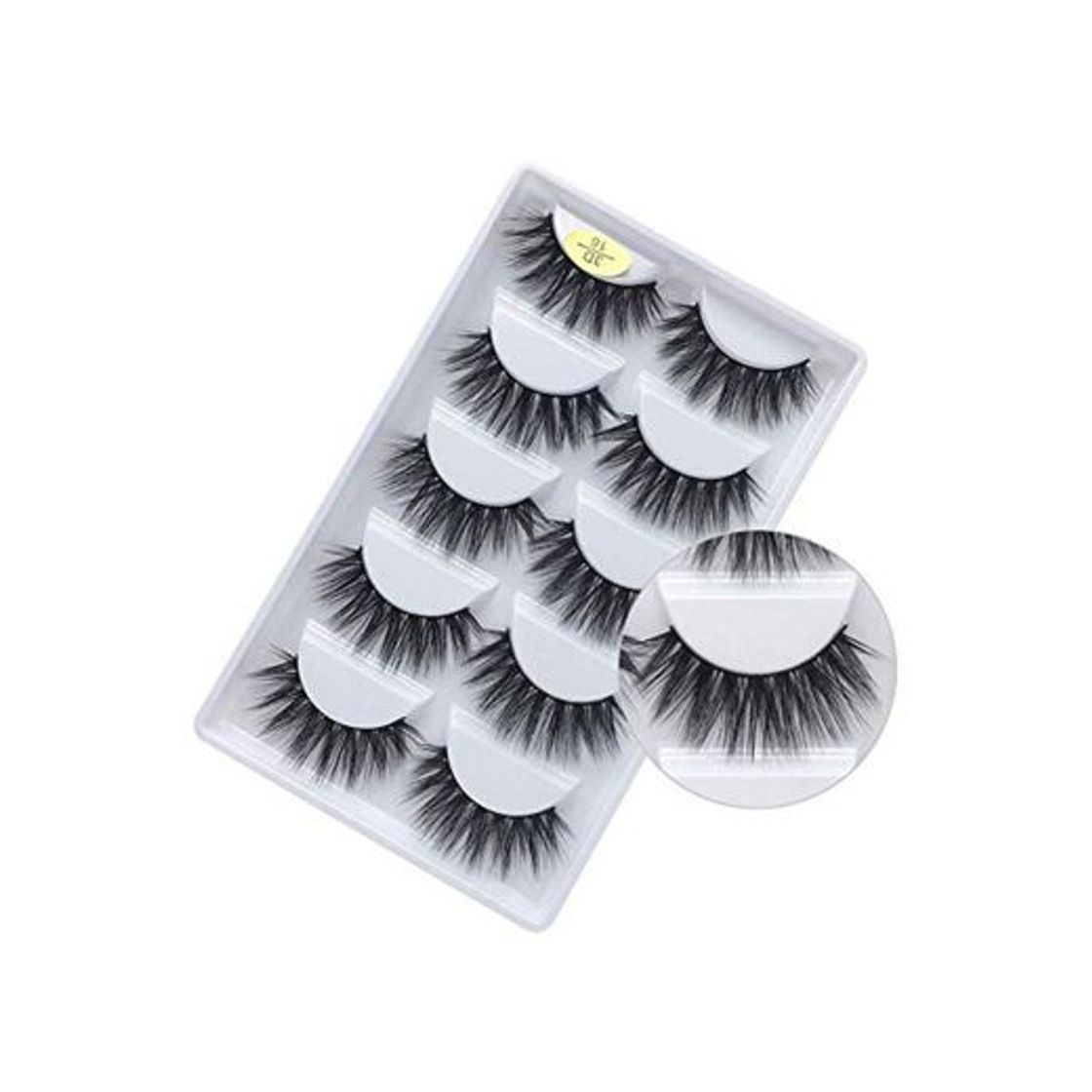 Social Pestañas Postizas ,3D Pestañas Falsas Naturales Hechas a Mano Larga Gruesa Profesional