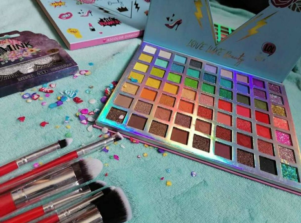 Social Paleta de maquillaje de sombra de ojos de 39 colores Paleta altamente