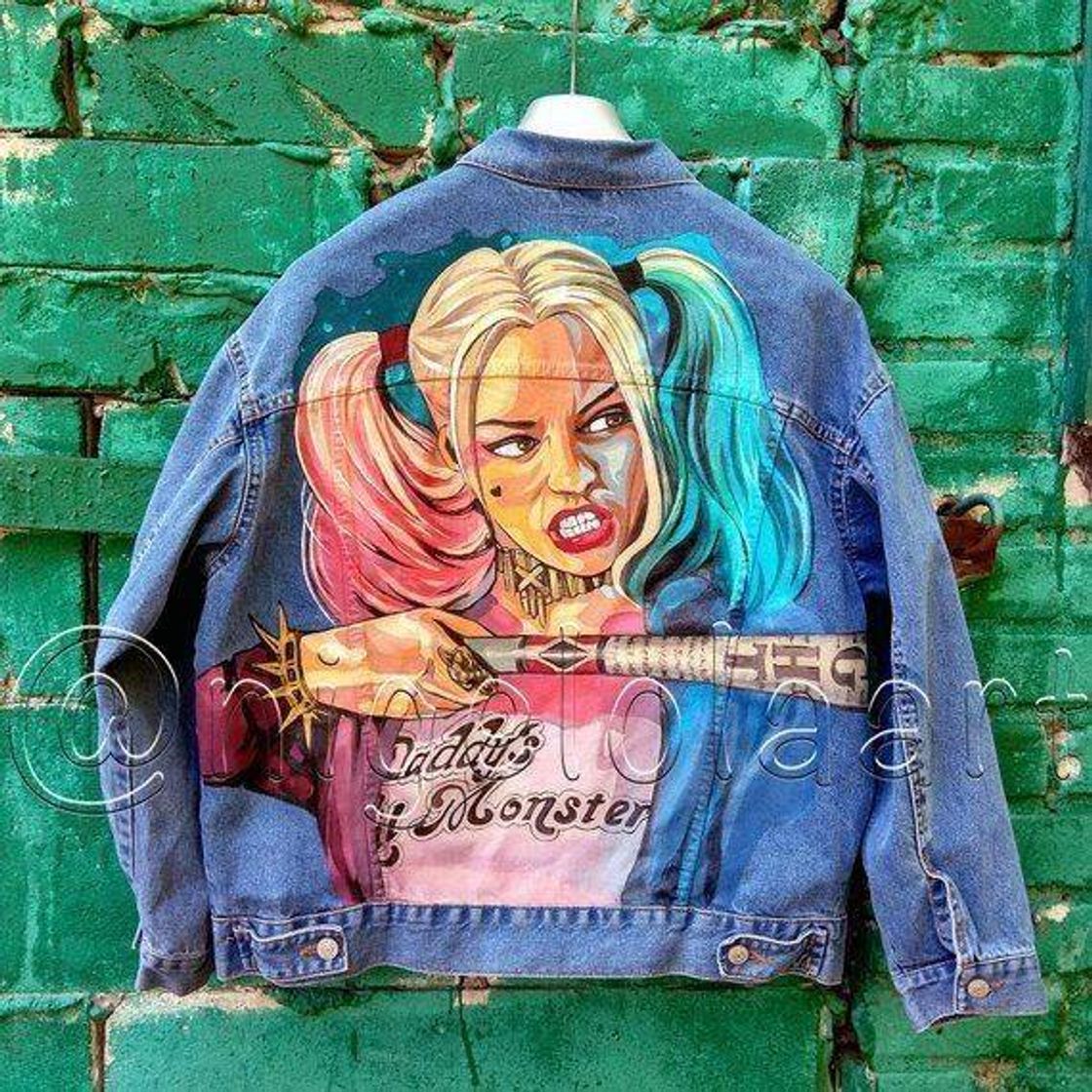 Fashion Chaqueta pintada a mano