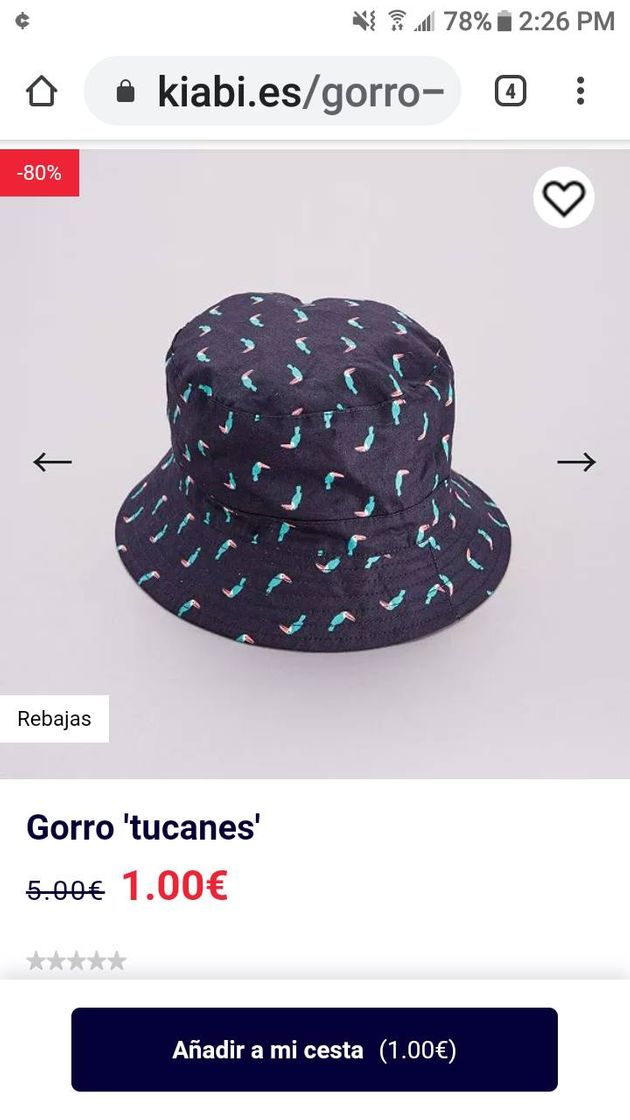 Fashion Gorro 'tucanes'  - azul 