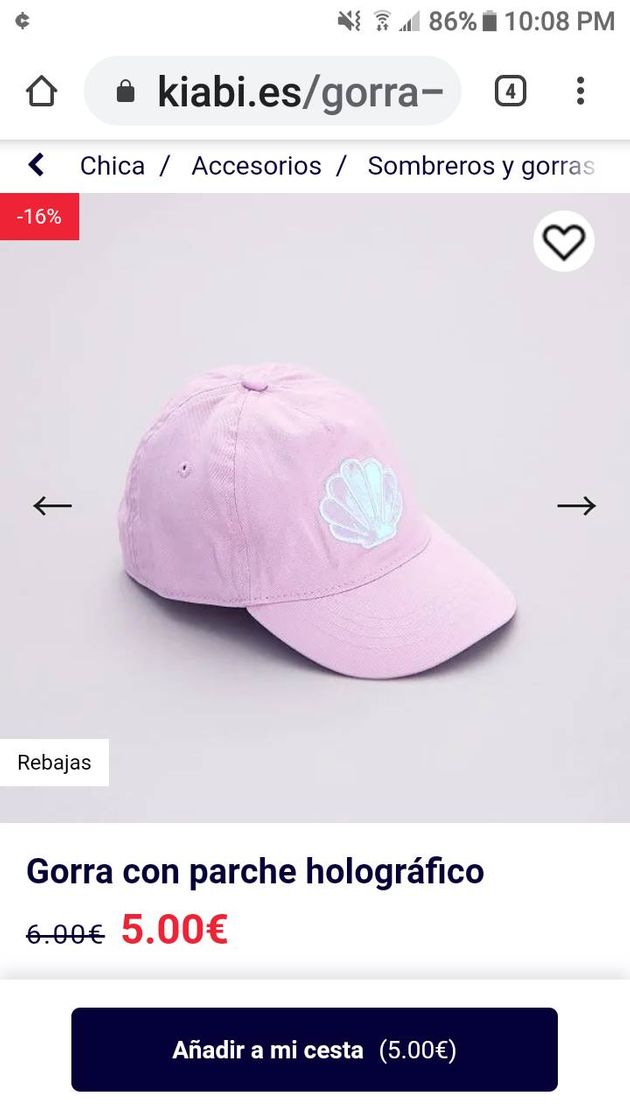 Fashion GORRA CON PARCHE HOLOGRAFICO 👌