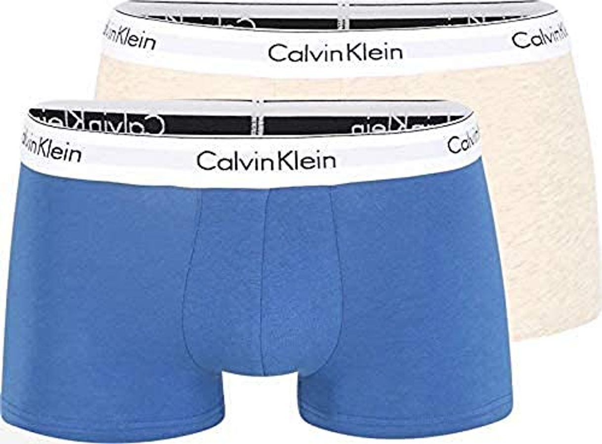 Fashion Calvin Klein Trunk 2pk Bañador, Beige