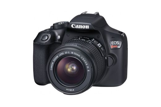 Canon EOS Rebel T6 18-55mm III Kit DSLR negra