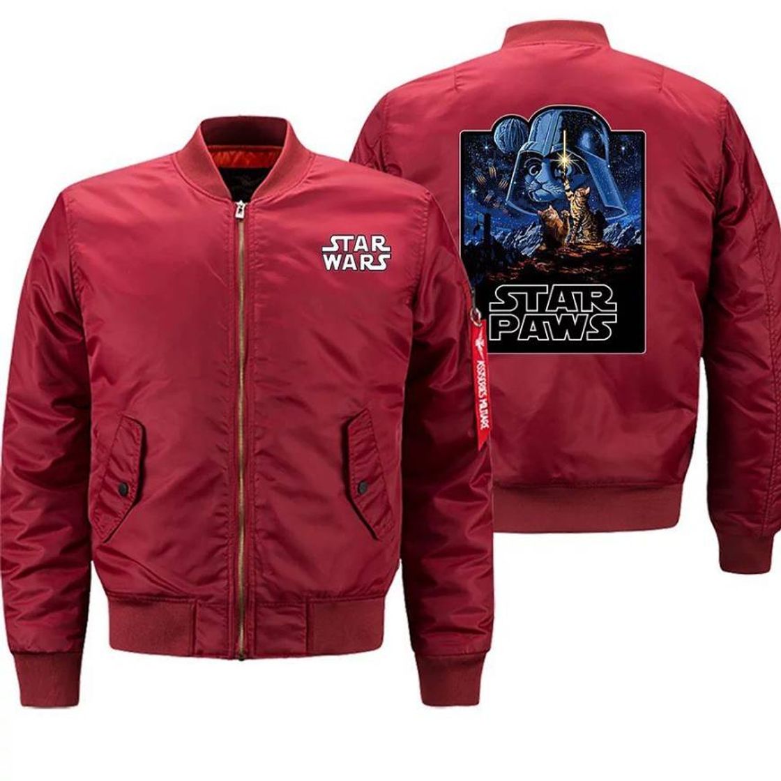 Moda Chamarra Star Wars Roja