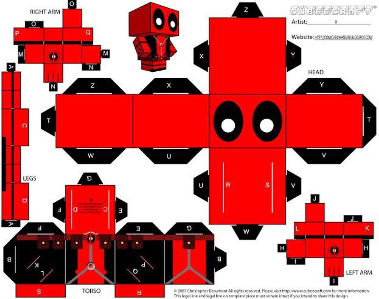 Moda CubreCraft Deadpool