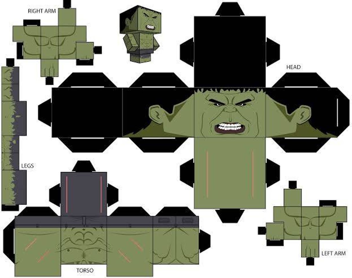 Moda CubeCraft de Hulk