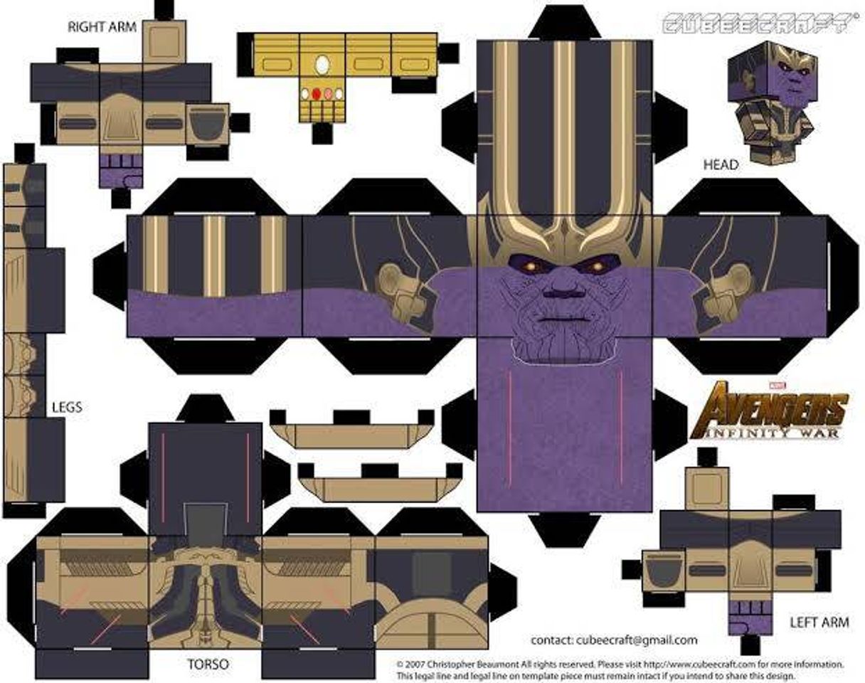 Moda CubeCraft d Thanos