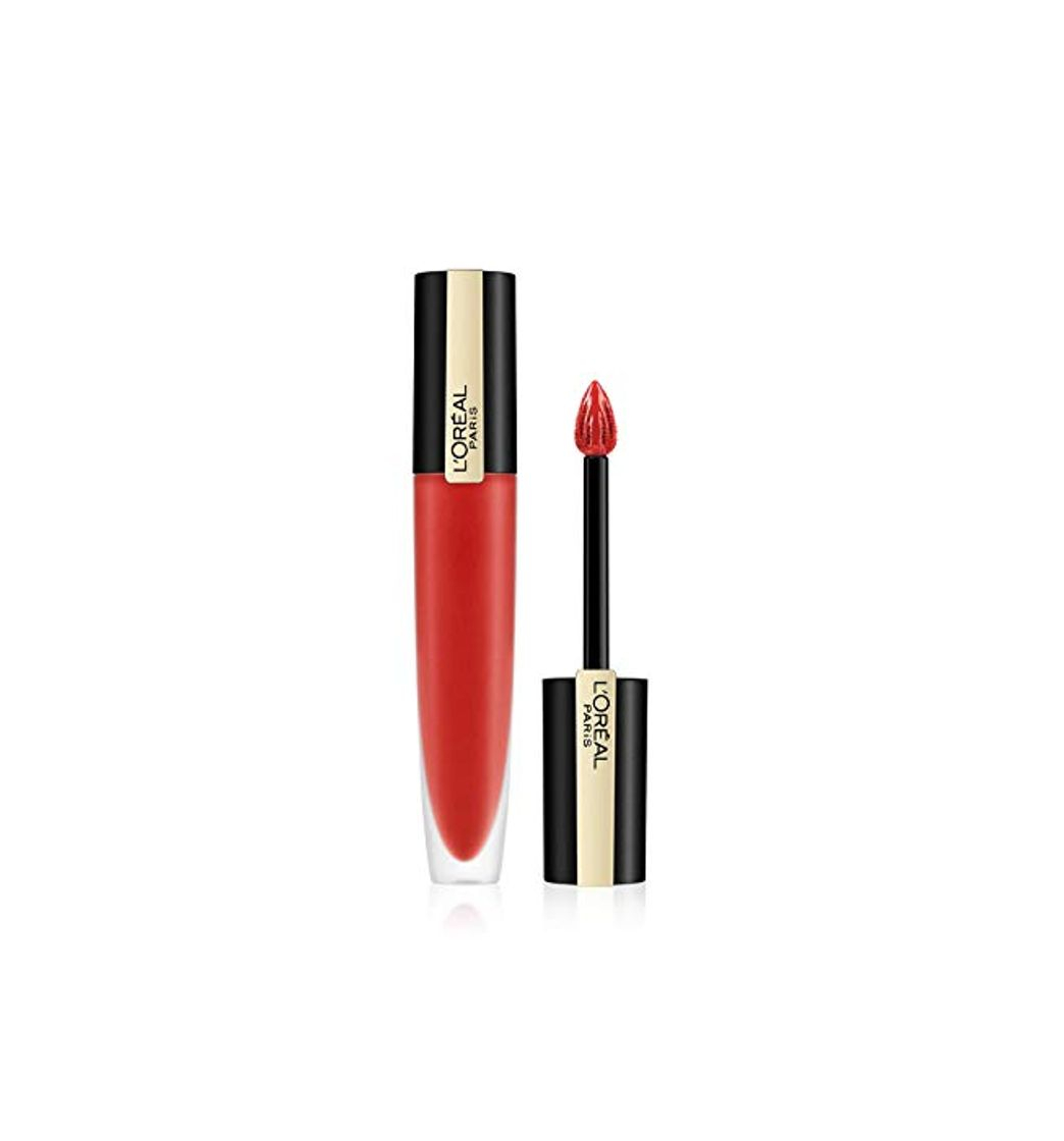 Social L'Oréal Paris Rouge Signature 113 I Don't Pintalabios Mate Permanente Rojo
