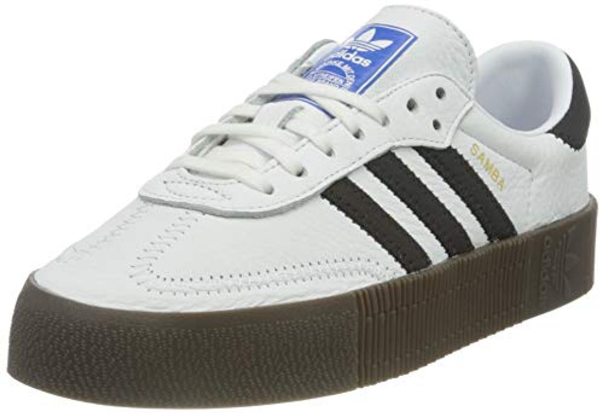 Moda Adidas Sambarose W, Zapatillas de Deporte para Mujer, Blanco