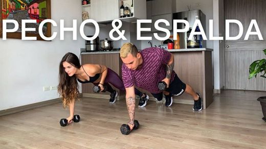 entrenamiento de pecho y espalda en 30 minutos