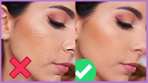 Cómo aplicar base de maquillaje correctamente ( No grumosa )