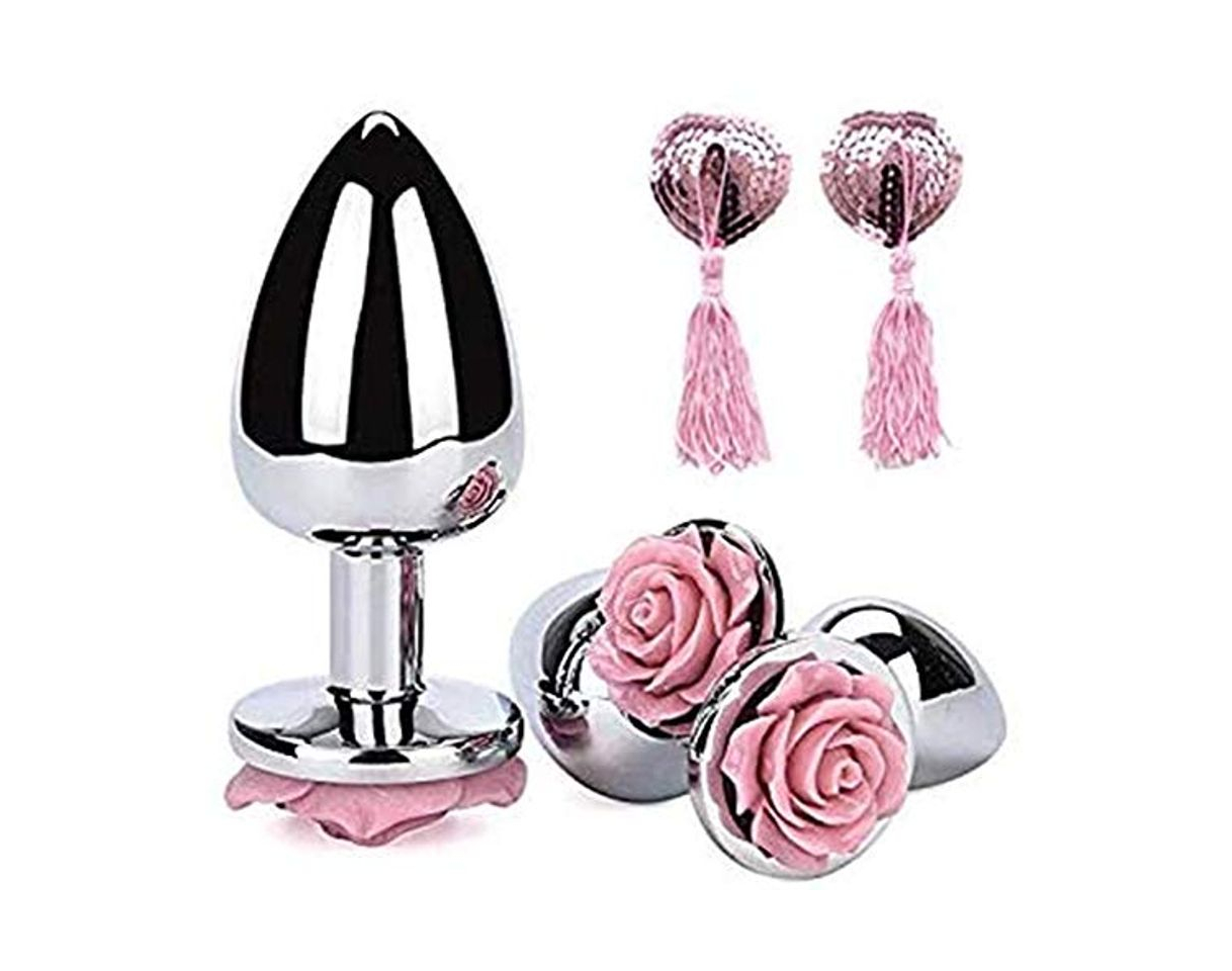 Social forocean ❀ 4Pcs Pink Rose Close-Fitting Trainer Toys for Male
