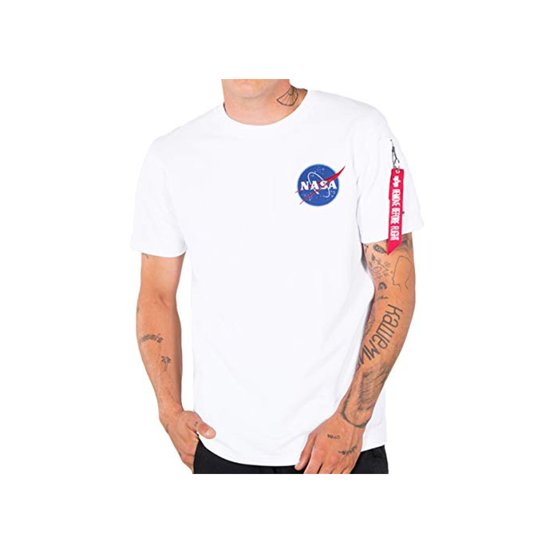 Moda Alpha Industries Men T-Shirt NASA Heavy, Größe