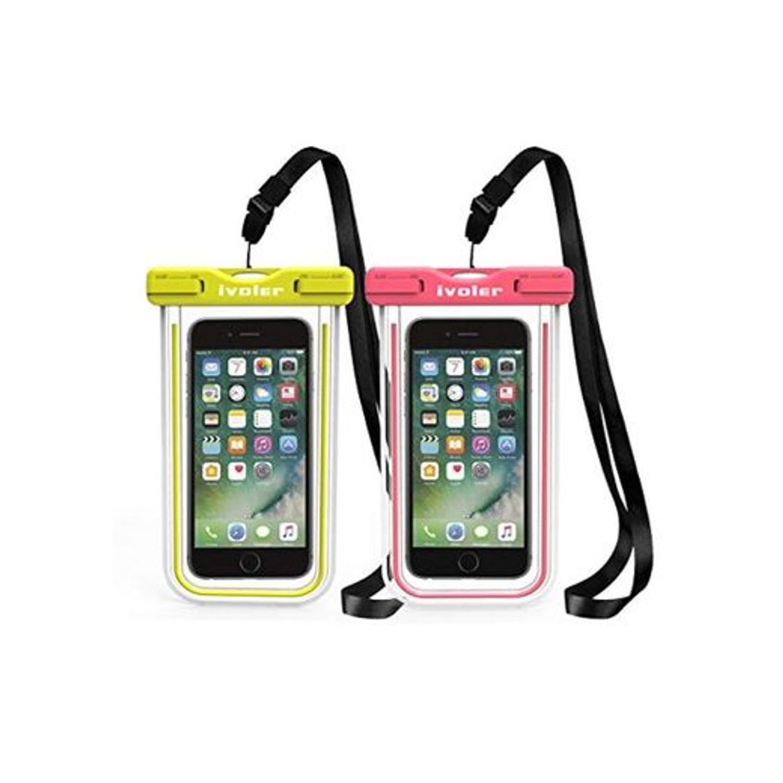 Social ivoler [IPX8 Certificado] [2 Unidades] Funda Bolsa Móvil Impermeable Universal para Xiaomi,