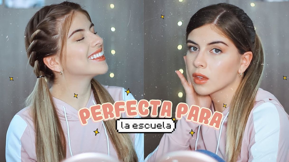 Peinados FÁCILES para la ESCUELA + Makeup| Camila Dust ...