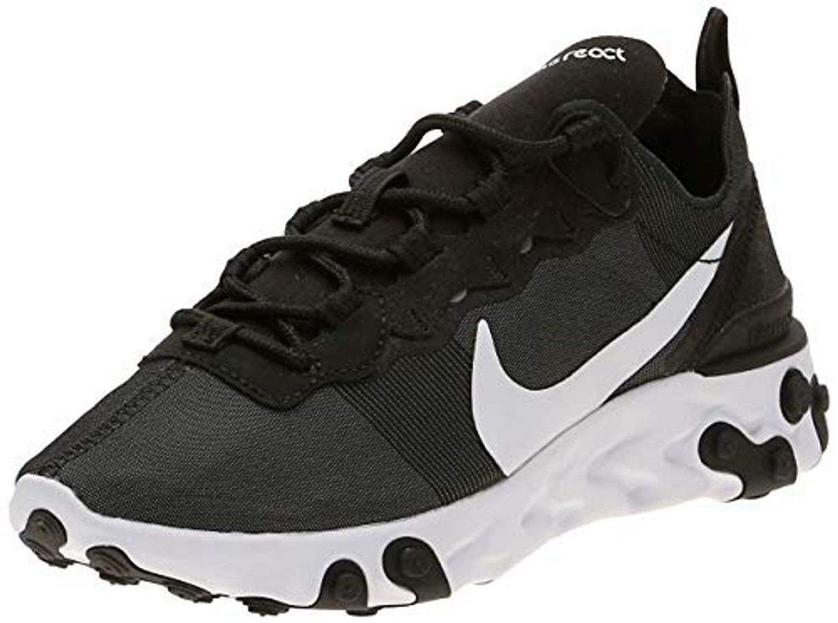 Fitness Nike W React Element 55 Zapatillas de Running, Mujer, Negro