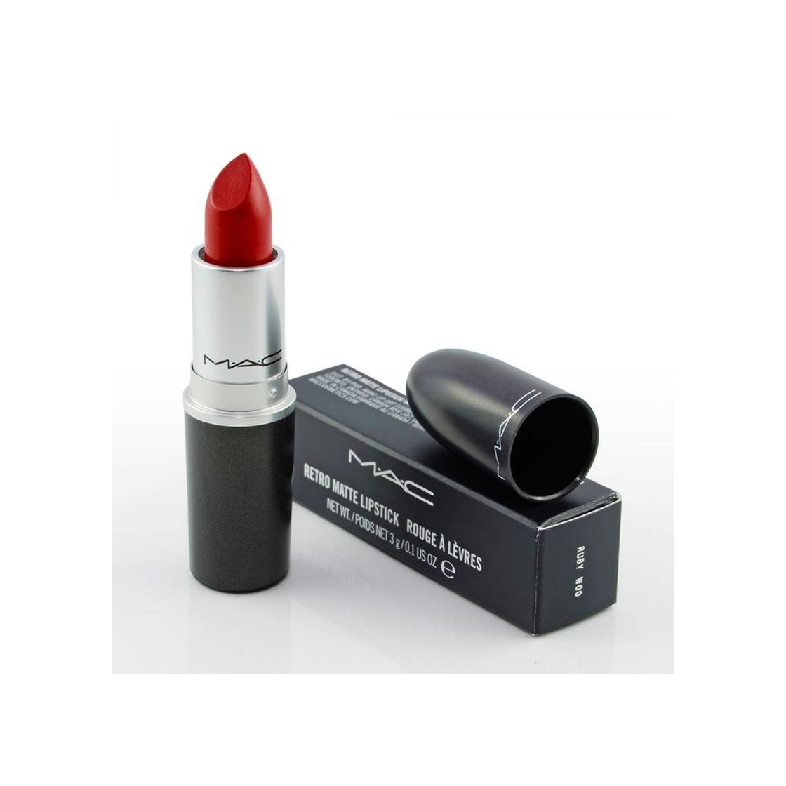 Belleza Lipstick Ruby Woo, de  MAC