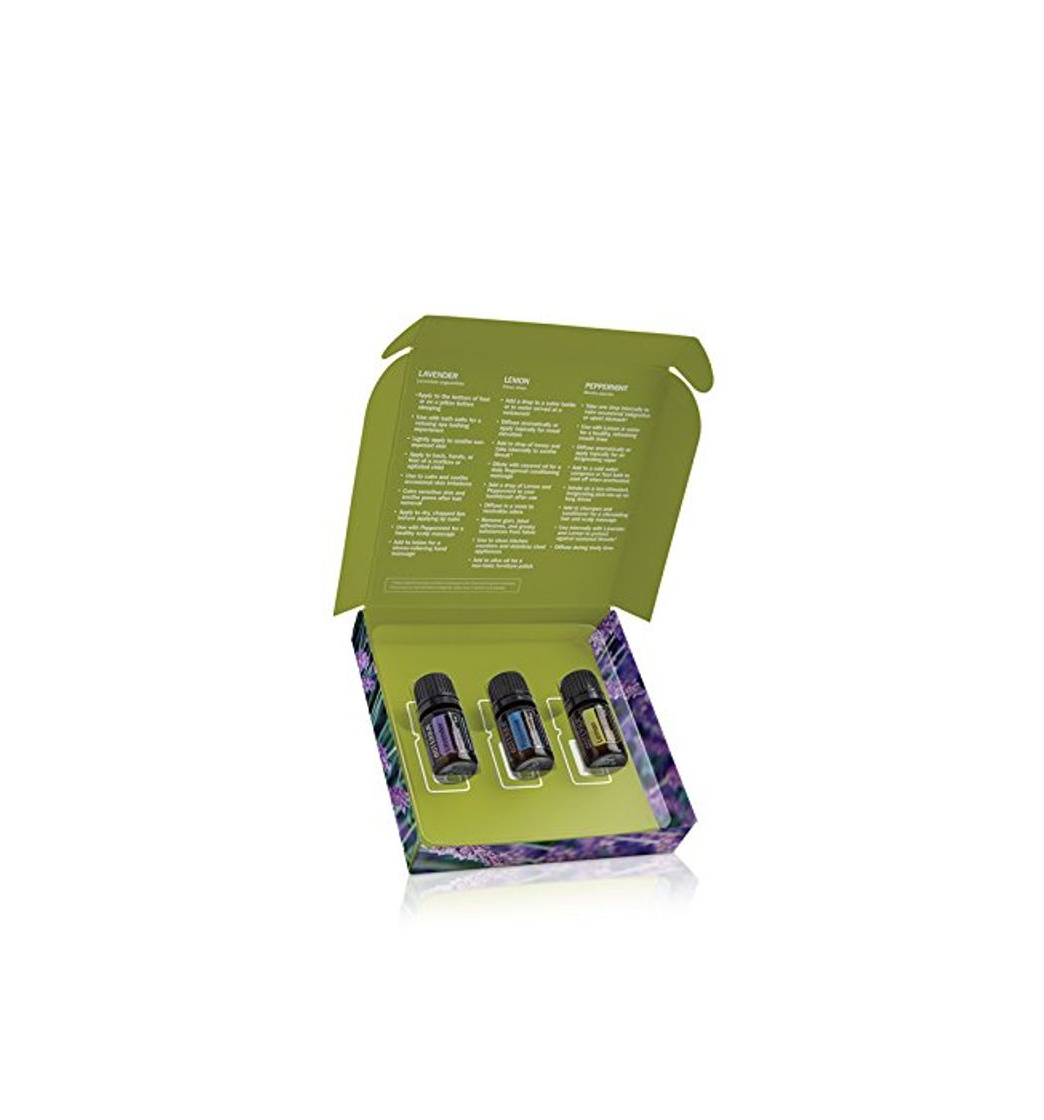 Belleza doTERRA Essential Oils Introductory Kit de 3 aceites.