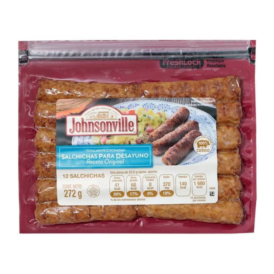 Fashion Johnsonville Salchicha para desayuno - KETO.